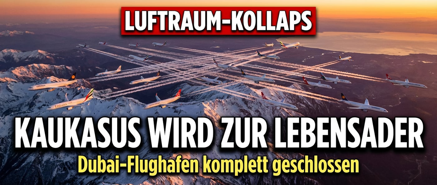 Krieg gegen den Iran: Südkaukasus wird zur Lebensader des globalen Luftverkehrs