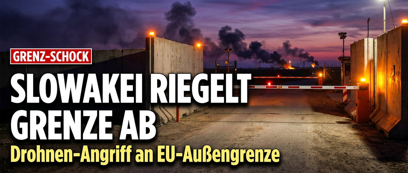 Krieg rückt näher an die EU: Slowakei riegelt nach russischen Drohnenangriffen Grenze zur Ukraine ab