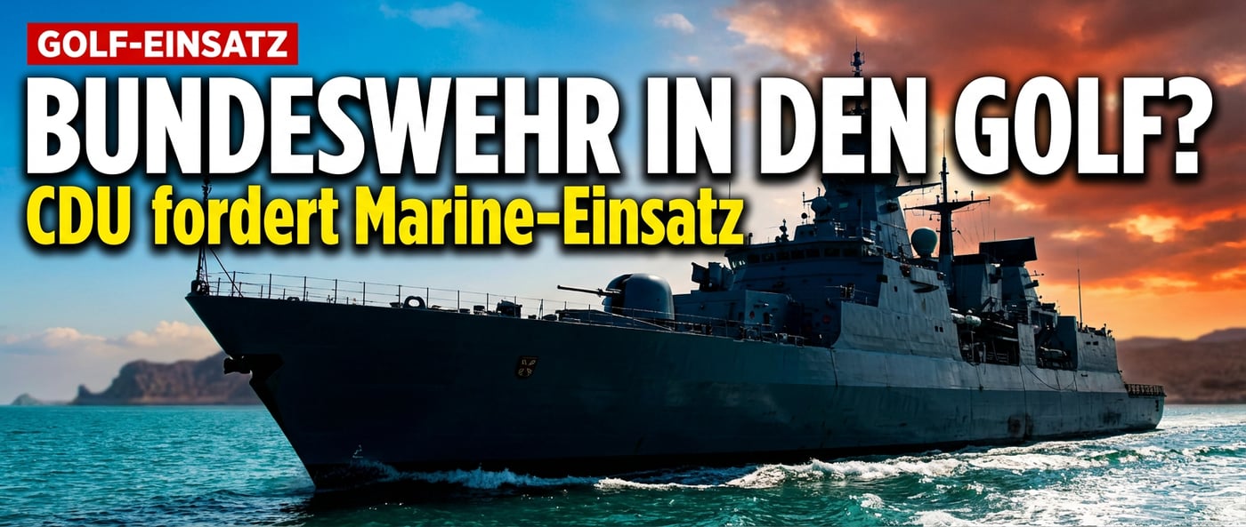 Kriegstreiberei aus der CDU: Röwekamp will deutsche Marine an den Golf schicken