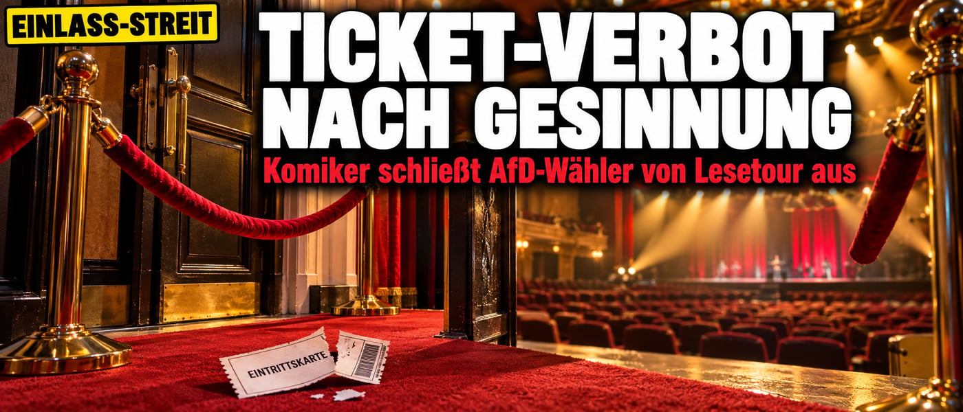 Krömers Ticket-Bann: Wenn Humor zur Gesinnungsprüfung wird