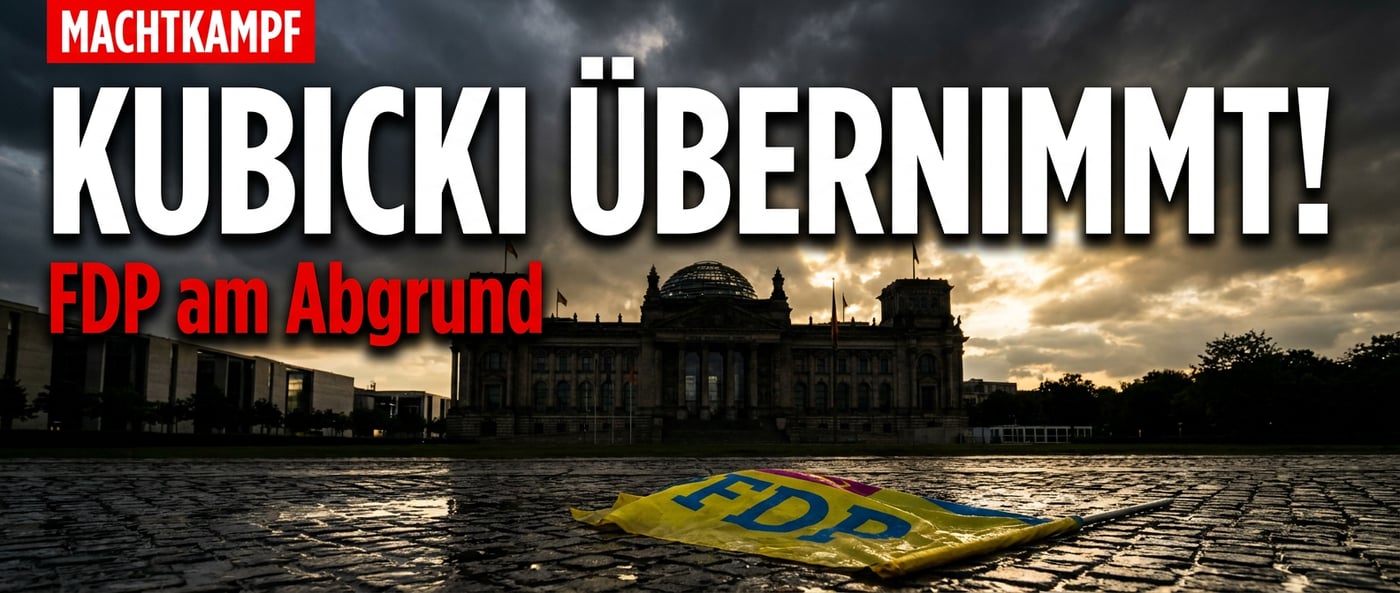 Kubicki rettet die FDP – oder beerdigt sie vollends? Ein Greis übernimmt eine sterbende Partei