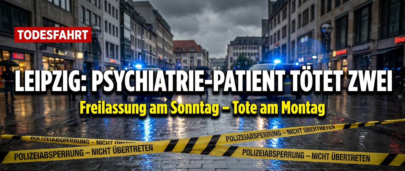 Leipzig nach der Todesfahrt: Ein freigelassener Patient, zwei Tote – und ein System, das wegschaut
