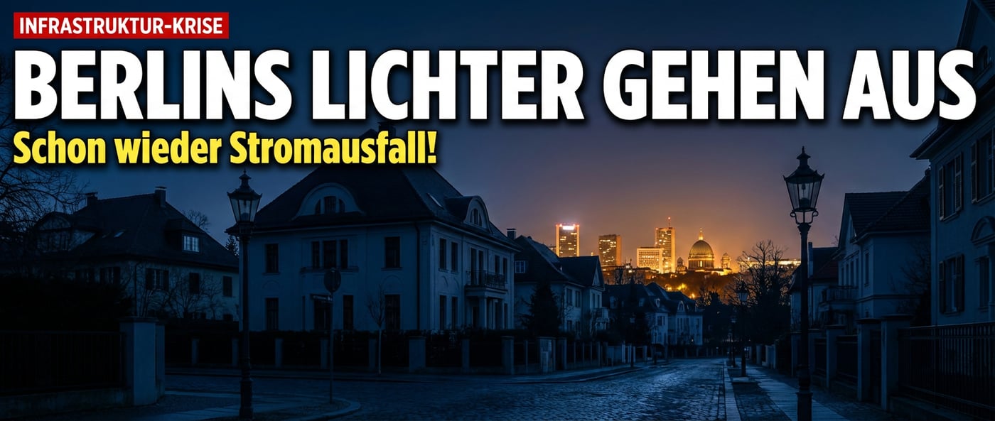 Lichter aus in Nikolassee: Berlins marode Infrastruktur offenbart sich erneut
