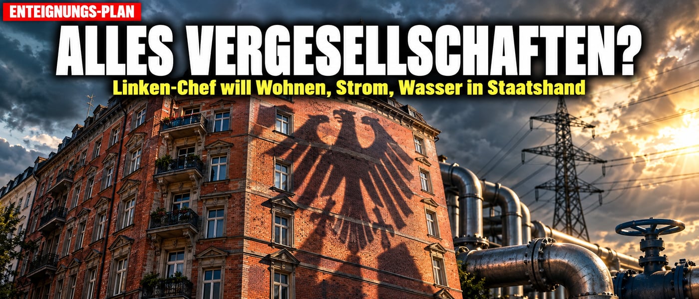 Linken-Chef Pantisano: Wohnen, Strom, Wasser – alles in Staatshand?