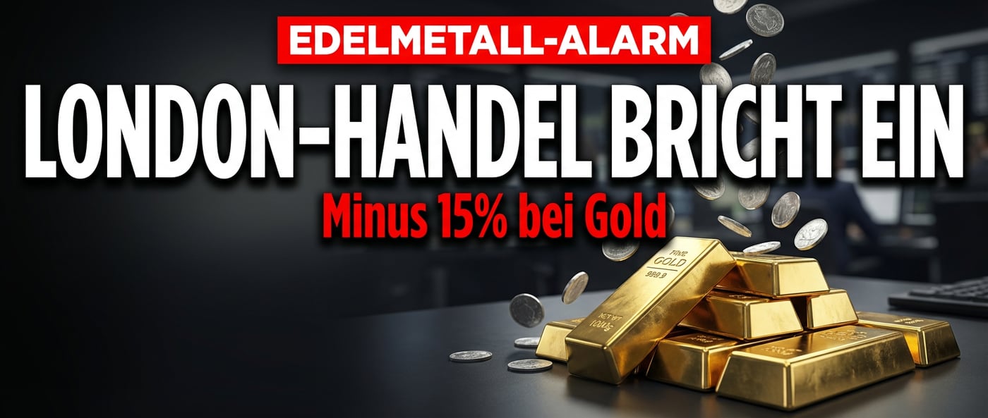 Londoner Edelmetallmarkt verzeichnet deutlichen Rückgang bei Gold- und Silbertransfers