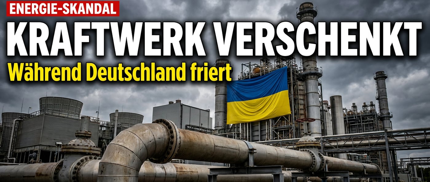 Lubmin-Posse: Funktionsfähiges Gaskraftwerk wird an die Ukraine verschenkt – während Deutsche frieren