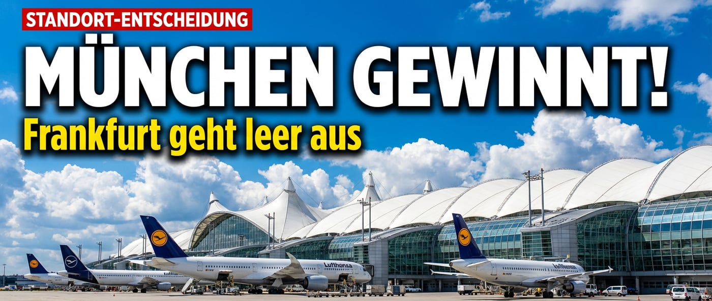 Lufthansa setzt auf München – Frankfurt schaut in die Röhre