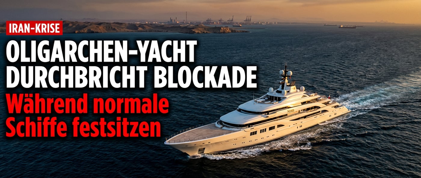 Luxus-Yacht eines russischen Oligarchen schlüpft durch die Iran-Blockade – Wie kann das sein?
