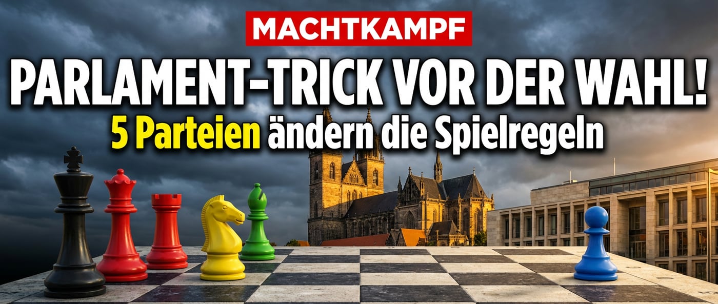 Magdeburger Machtmanöver: Fünf Parteien ändern vor der Wahl die Spielregeln