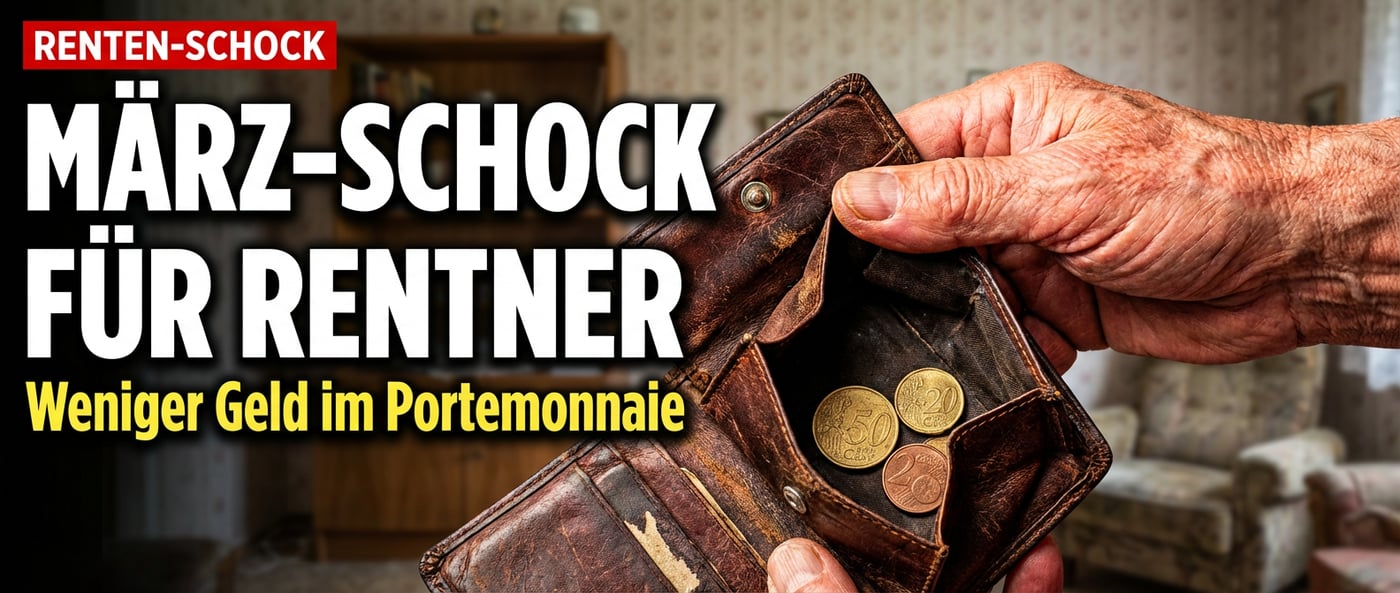 März-Schock für Rentner: Weniger Geld, neue Pflichten und ein Hauch von Transparenz