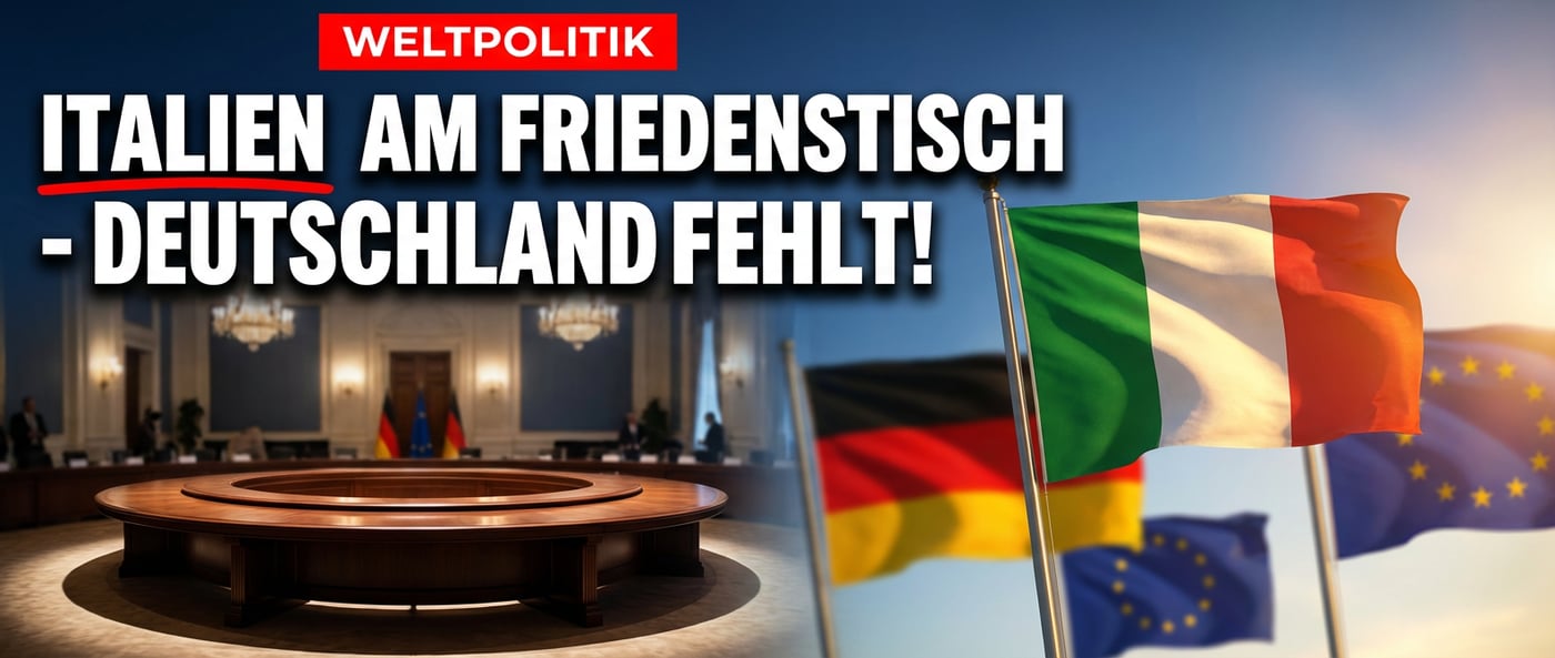 Meloni macht es vor: Italien sichert sich Platz an Trumps Friedenstisch – Deutschland schaut zu
