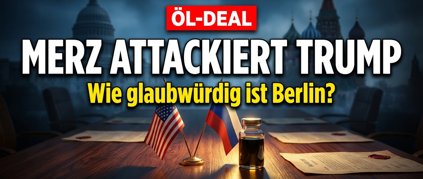 Merz kritisiert Washingtons Öl-Deal mit Moskau – doch wie glaubwürdig ist Berlins Empörung?