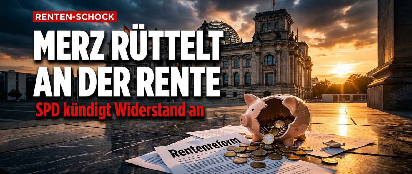 Merz' Rentenschock: Der Kanzler rüttelt an Deutschlands heiligster Kuh – doch die SPD bäumt sich auf