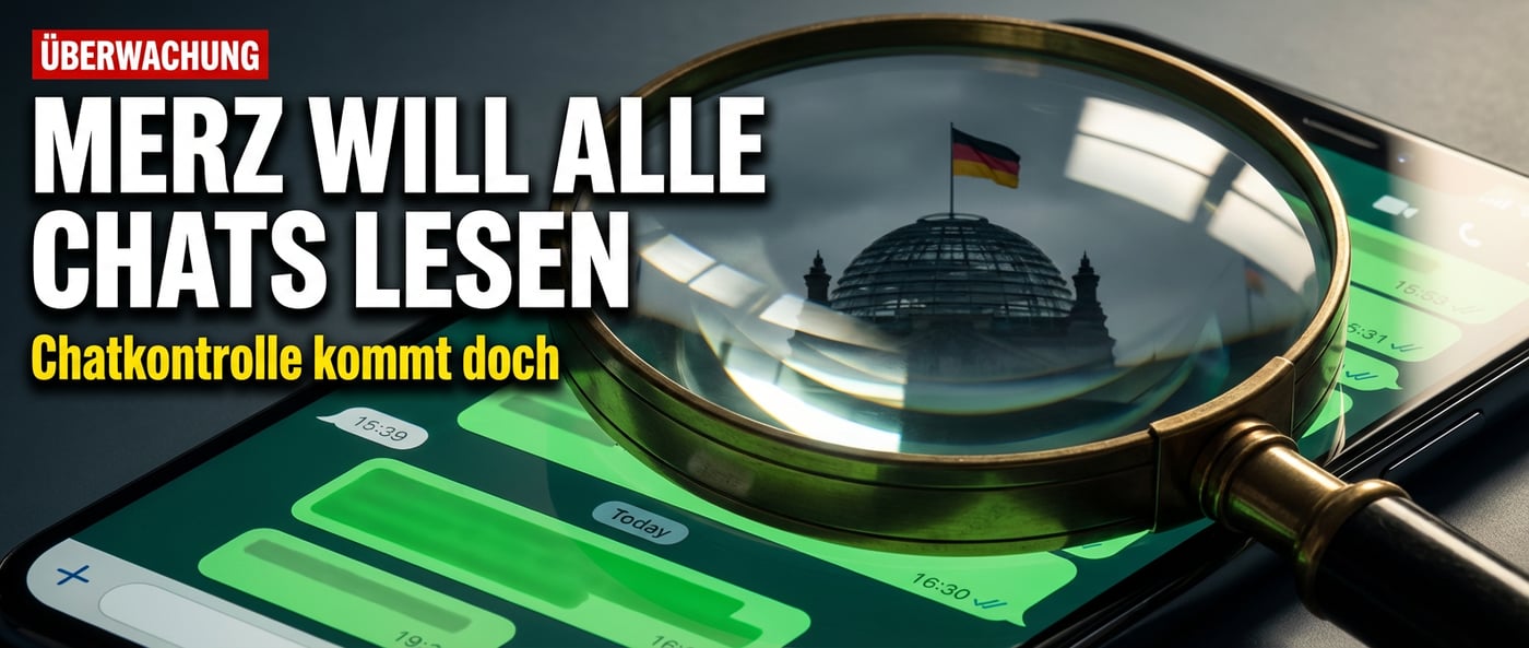 Merz will Bürger-Chats durchleuchten: Nationale Chatkontrolle als Antwort auf Brüsseler Niederlage