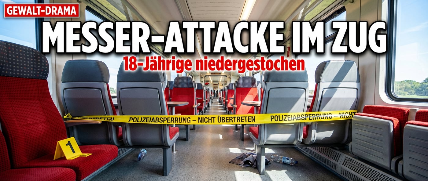 Messerattacke im Regionalzug: 18-Jährige im Saarland niedergestochen – und die Gewalt in Zügen nimmt kein Ende