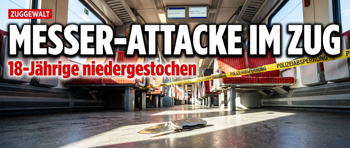 Messerattacke in Regionalbahn: Junge Frau im Saarland niedergestochen