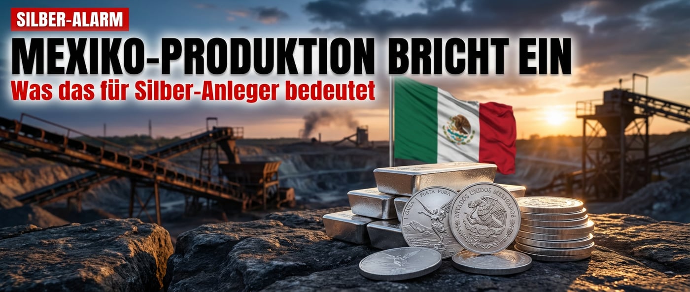 Mexikos Edelmetallförderung bricht ein – ein Warnsignal für den globalen Silbermarkt