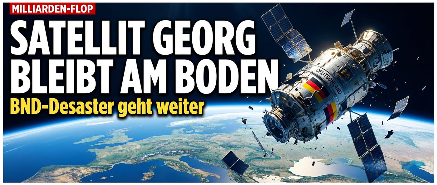 Milliarden-Debakel im All: BND-Satellit „Georg" wird zum Symbol deutscher Unfähigkeit