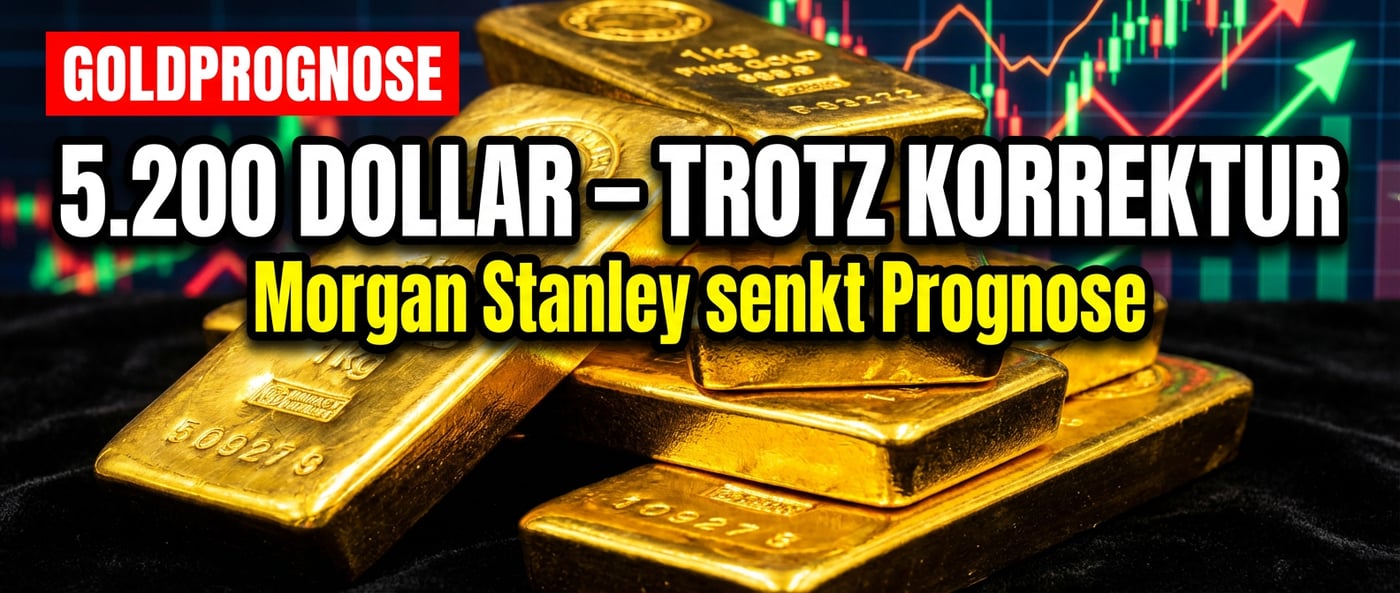 Morgan Stanley senkt Goldprognose – und offenbart doch die Stärke des Edelmetalls