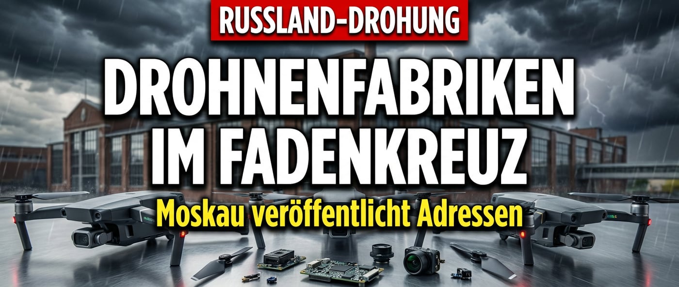 Moskau droht Europa unverhohlen: Drohnenfabriken im Fadenkreuz