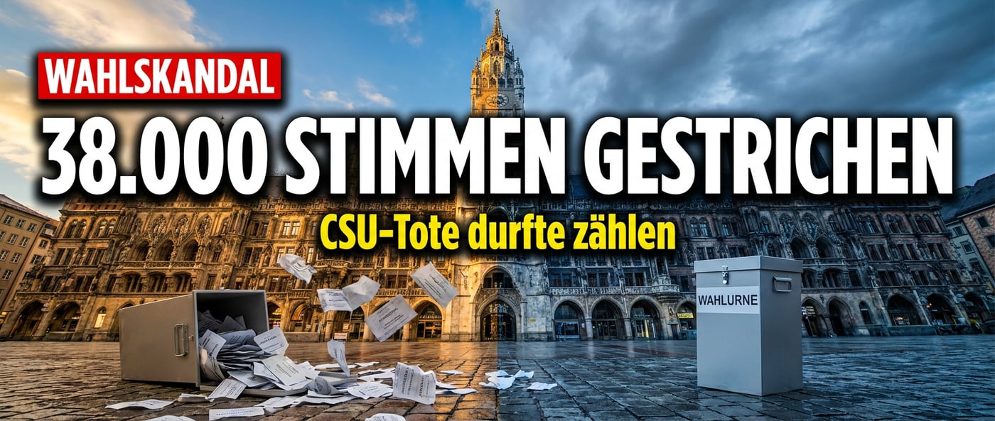 Münchner Wahlskandal: Fast 38.000 Stimmen für AfD-Kandidaten nachträglich annulliert – CSU-Tote durfte zählen