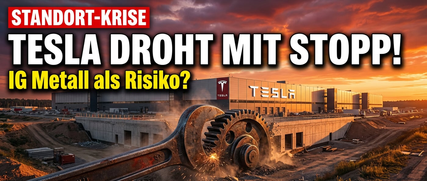 Musk stellt Expansion in Grünheide infrage: IG Metall als Standortrisiko für Tesla?