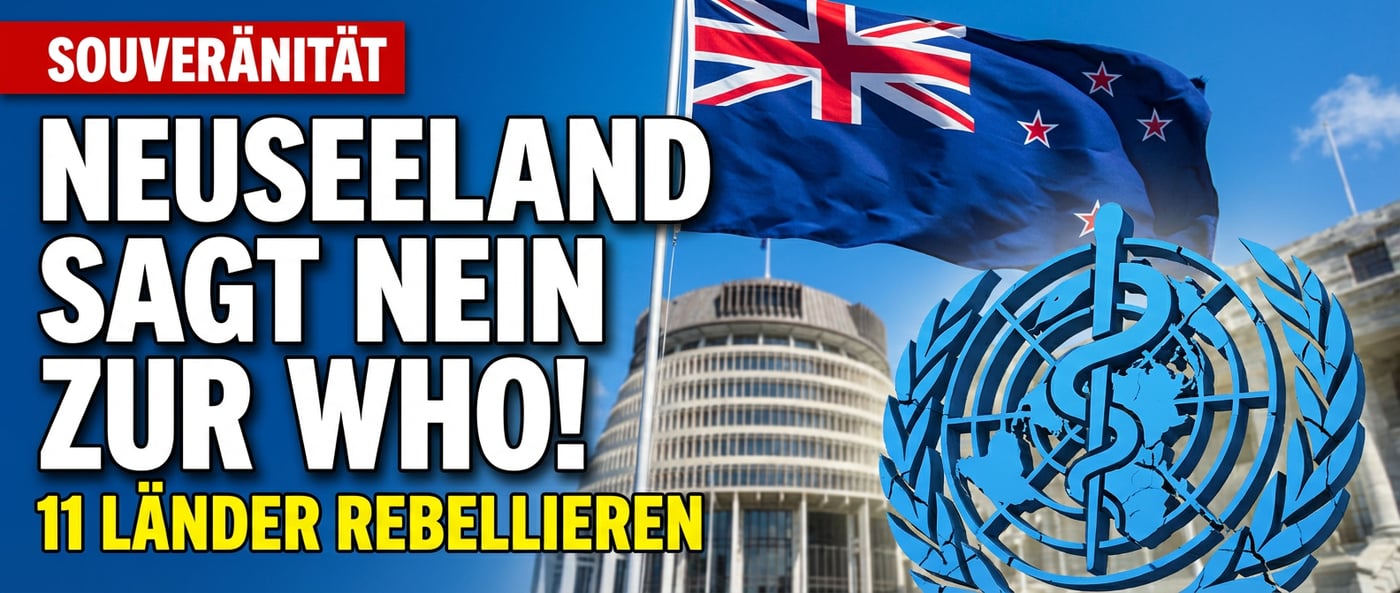 Neuseeland zeigt, wie Souveränität geht: WHO-Gesundheitsvorschriften abgeschmettert