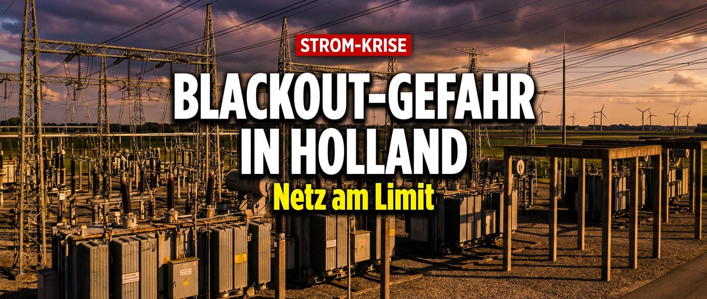 Niederlande vor dem Blackout: Wenn grüne Träume das Stromnetz sprengen