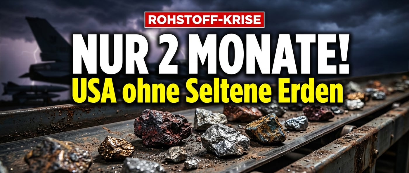 Nur noch zwei Monate: Amerikas Seltene-Erden-Vorräte schmelzen wie Schnee in der Sonne