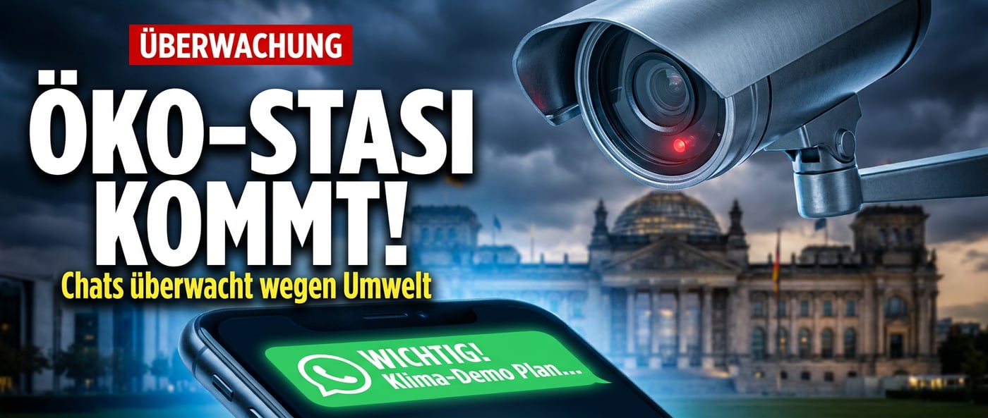Öko-Stasi 2.0: Bundesregierung erlaubt Chat-Überwachung und Gesichtserkennung wegen Umweltdelikten