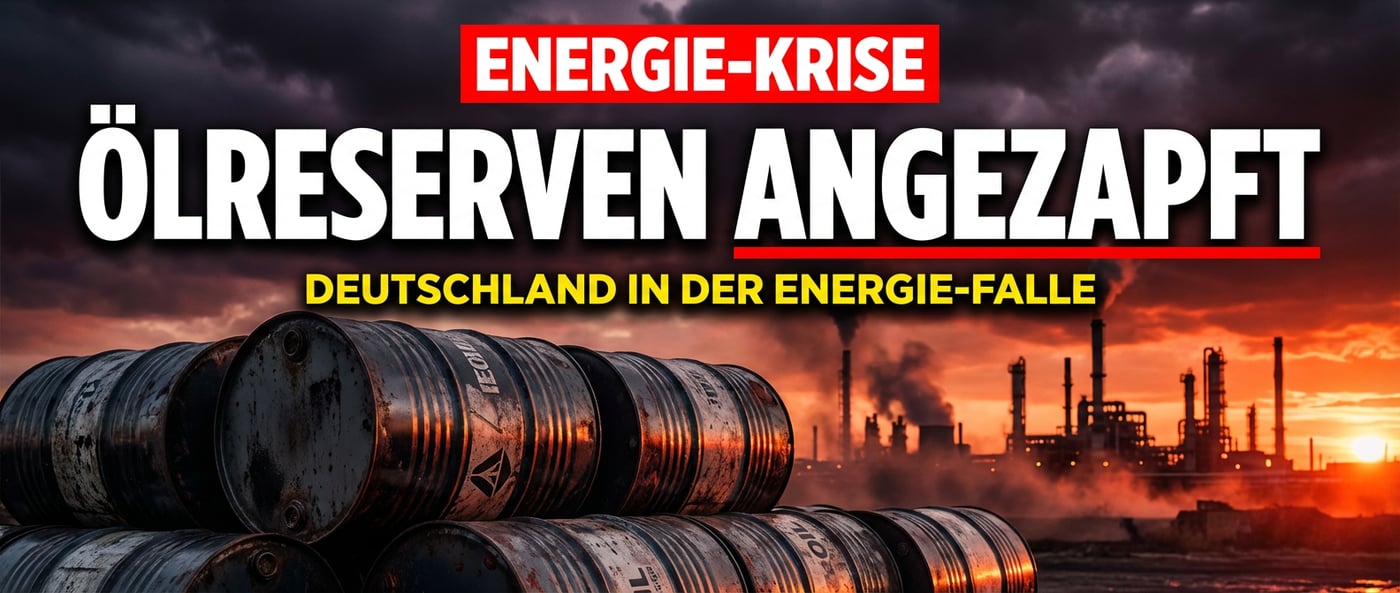 Ölreserven angezapft: Deutschland greift in der Energiekrise zum letzten Strohhalm