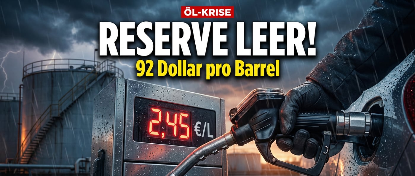 Ölreserven angezapft: Deutschland greift in der Energiekrise zum letzten Strohhalm