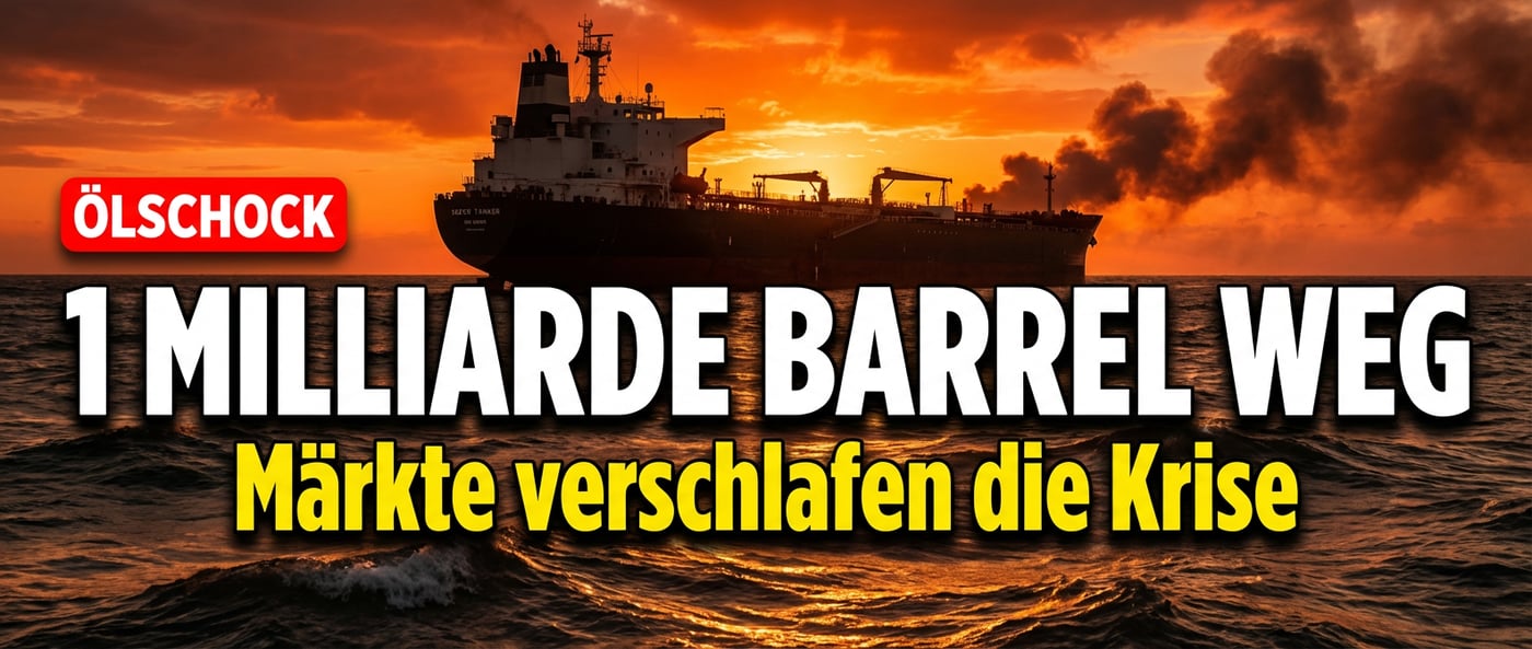 Ölschock historischen Ausmaßes: Warum die Märkte die Realität am Persischen Golf verkennen