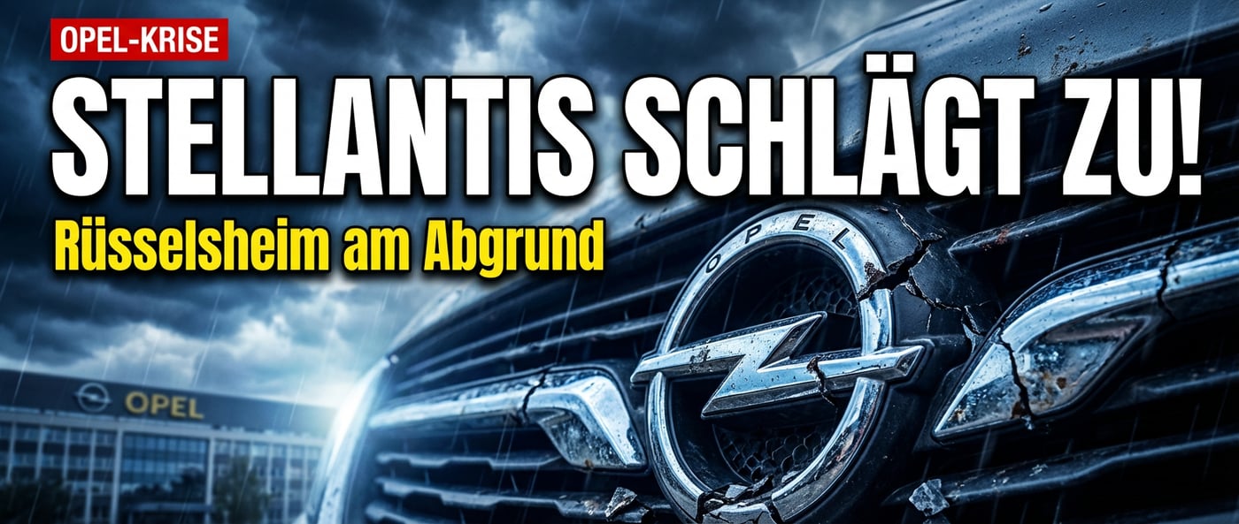 Opel am Abgrund: Stellantis streicht erneut Arbeitsplätze in Rüsselsheim – Traditionsstandort blutet aus