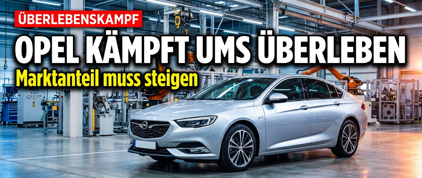 Opel kämpft um Relevanz: Rüsselsheimer Traditionsmarke will Marktanteil verdoppeln