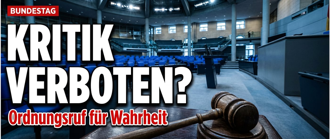 Ordnungsruf wegen „Gesamtschau der Rede": Wenn Kritik an der Regierung zum Vergehen wird