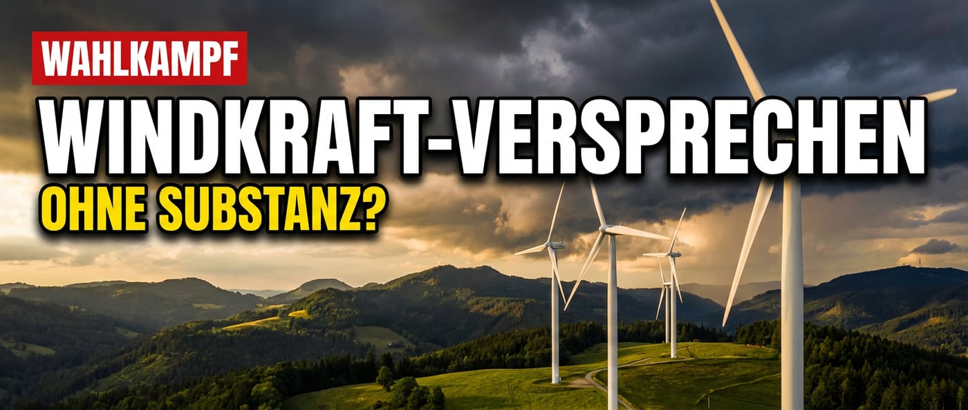 Özdemirs Windkraft-Versprechen: Wenn Wahlkampf auf Realität trifft