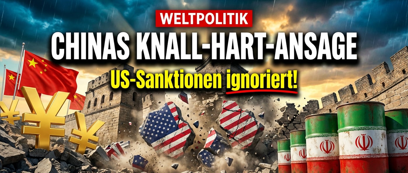 Pekings Paukenschlag: China zertrümmert Washingtons Sanktions-Imperium