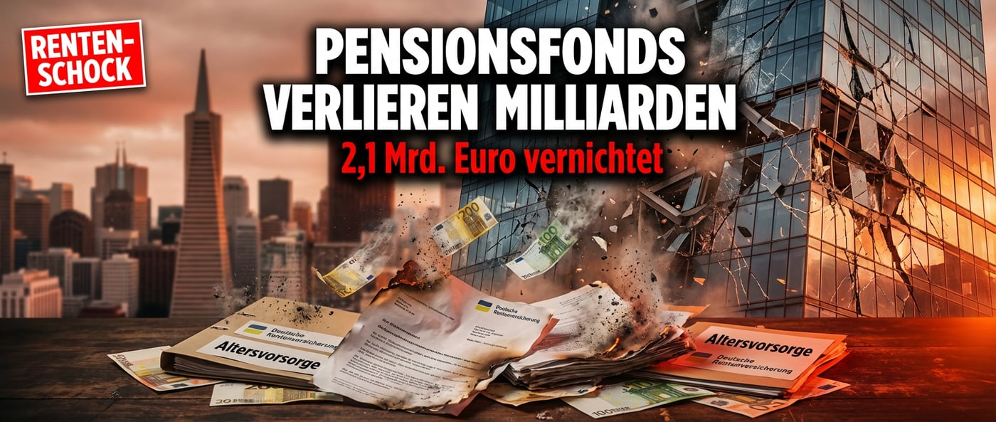 Pensionsfonds am Abgrund: Milliardenverluste durch US-Gewerbeimmobilien erschüttern deutsche Altersvorsorge
