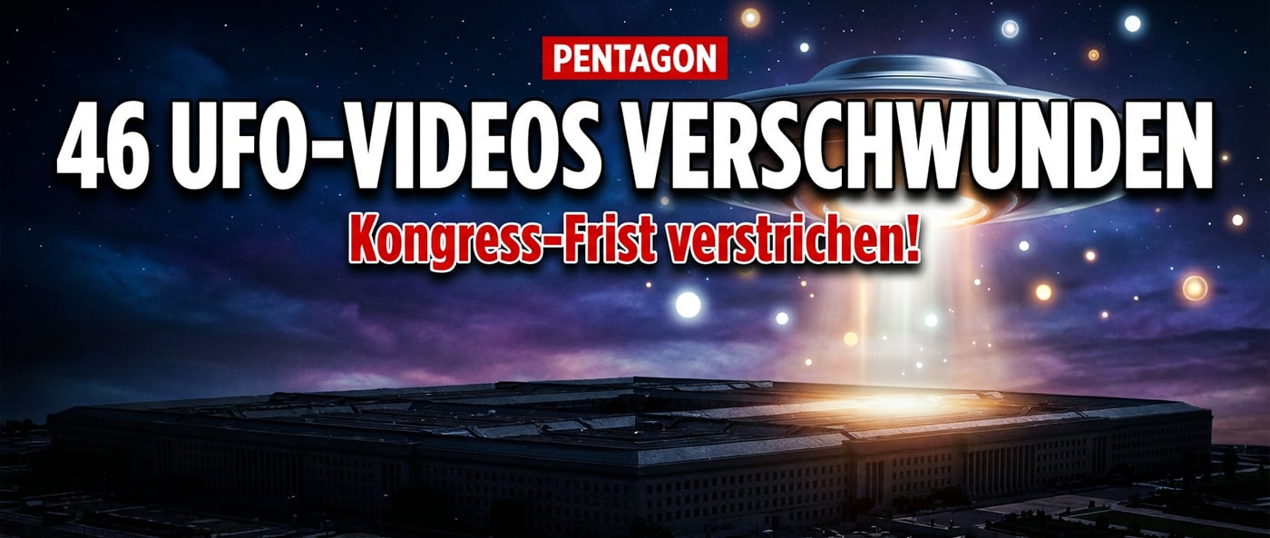 Pentagon verpasst Frist: 46 geheime UFO-Videos bleiben unter Verschluss