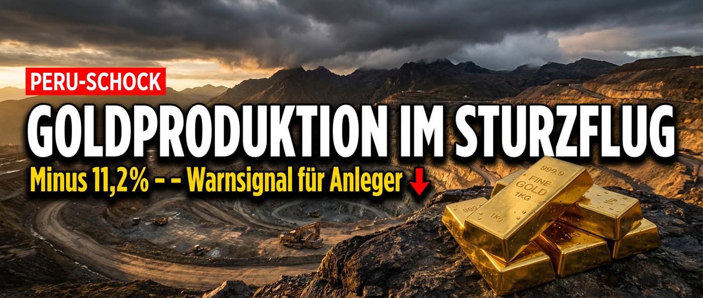 Perus Goldproduktion im Sinkflug: Ein Warnsignal für den globalen Edelmetallmarkt