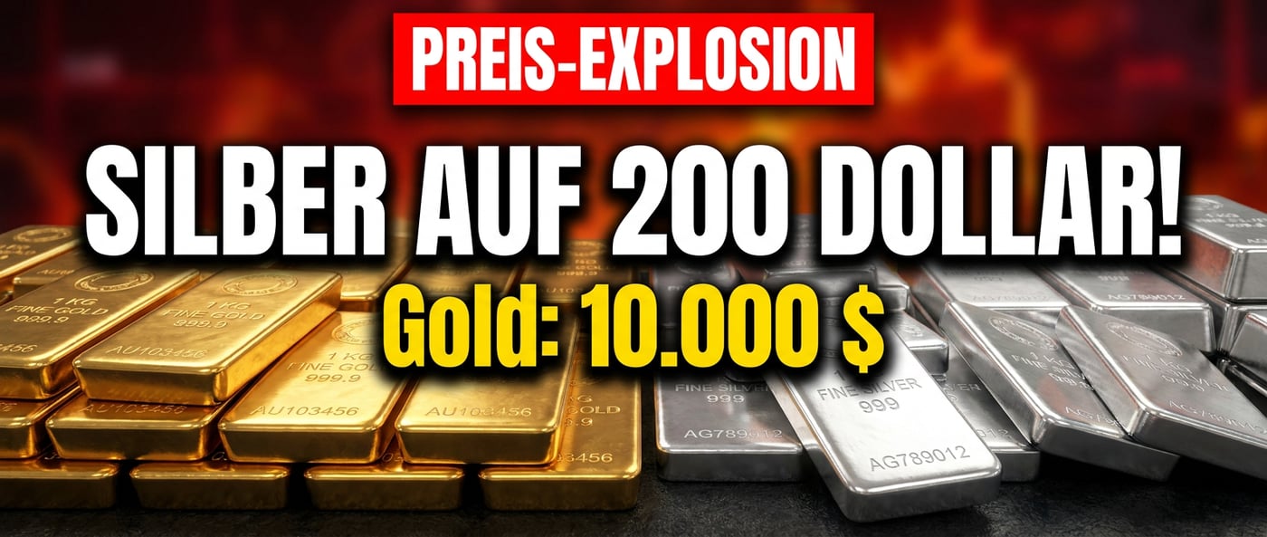 Peter Schiff schlägt Alarm: Silber auf 200 Dollar, Gold auf 10.000 – die Notenbank in der Schuldenfalle