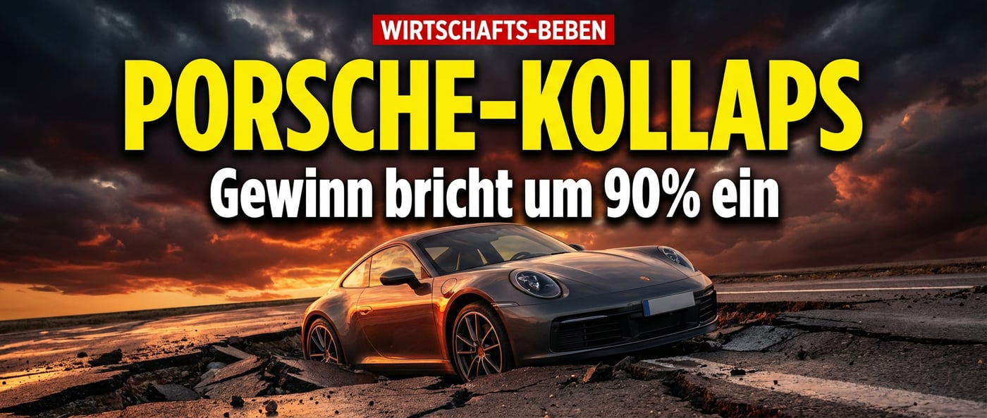 Porsche am Abgrund: Gewinneinbruch von 90 Prozent zwingt Stuttgarter Ikone in die Knie