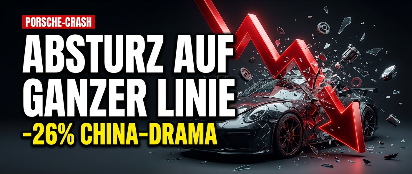 Porsche im freien Fall: Absatzkrise offenbart das Versagen der deutschen Automobilstrategie