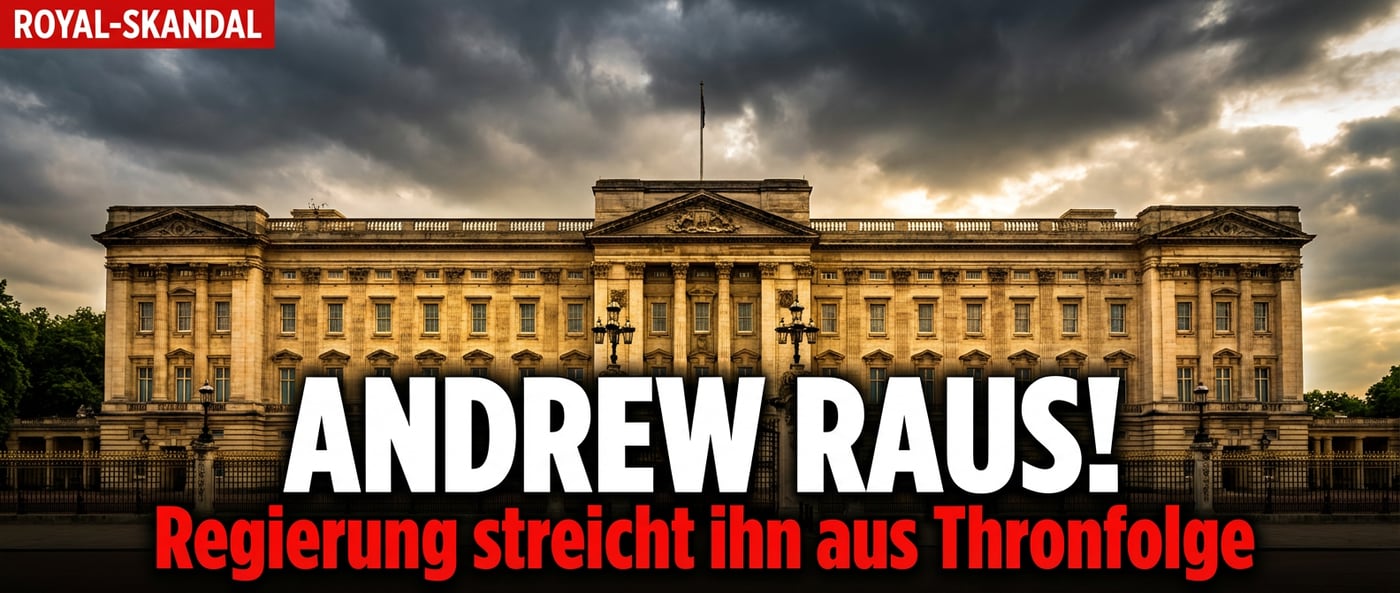 Prinz Andrew vor dem Aus: Britische Regierung will den gefallenen Royal aus der Thronfolge streichen