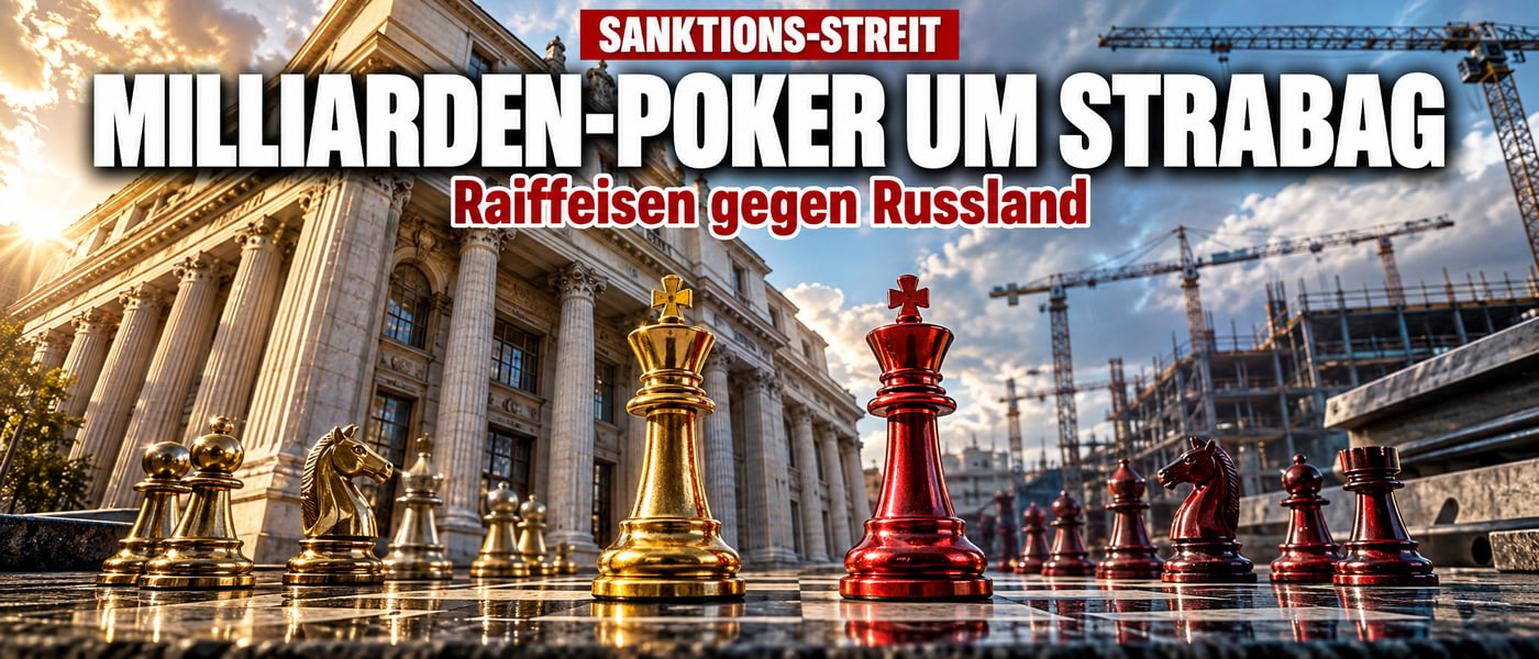 Raiffeisen gegen Russland: Der Milliarden-Poker um die Strabag-Aktien