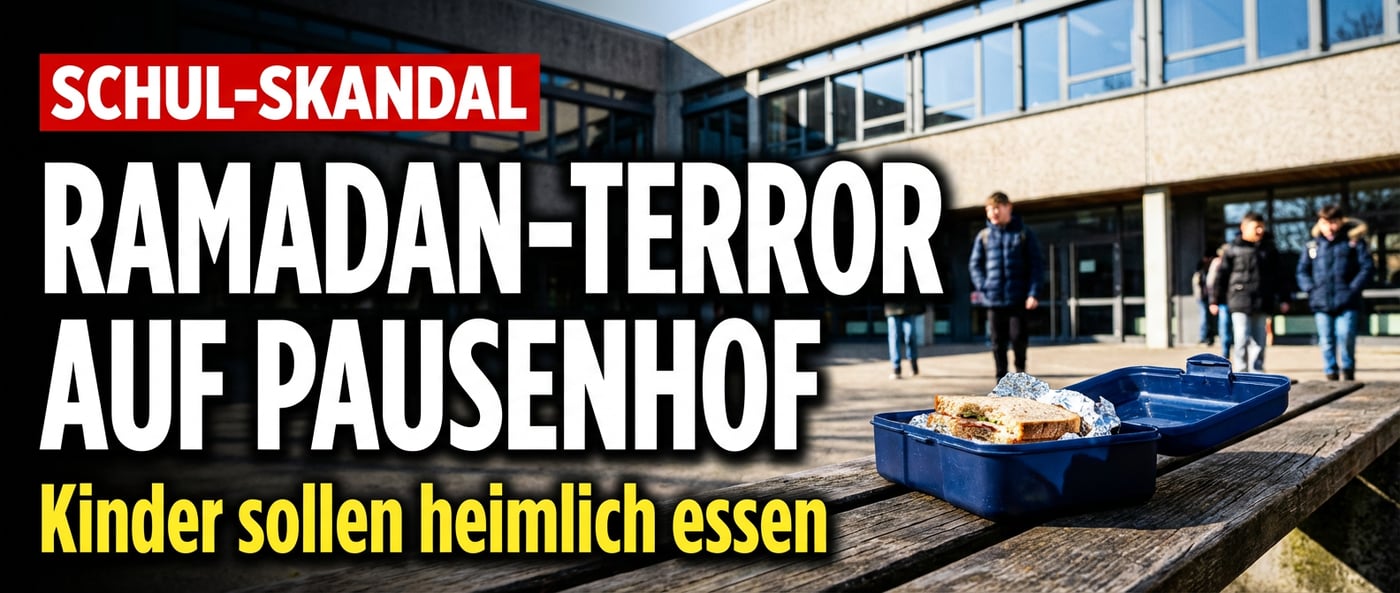 Ramadan-Terror auf dem Pausenhof: Deutsche Kinder sollen heimlich essen – Schulleitung duckt sich weg
