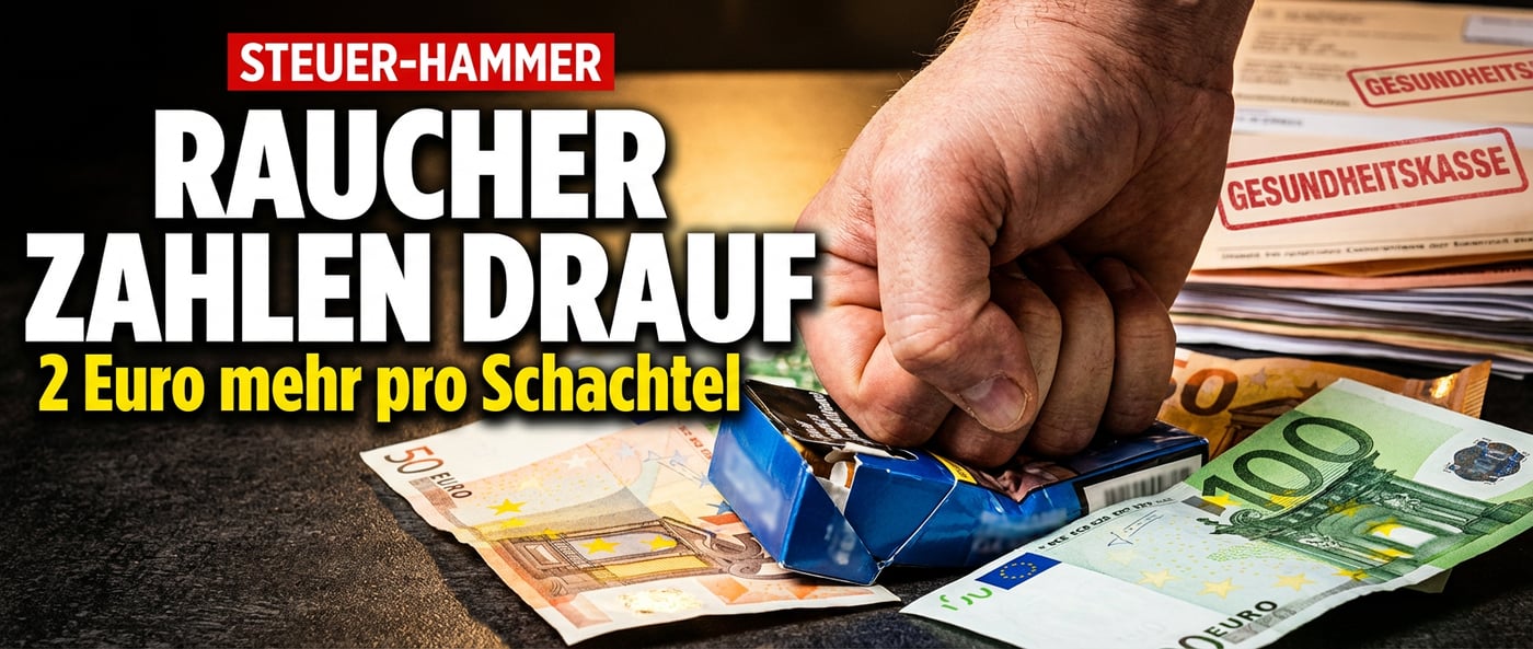 Raucher sollen Milliardenloch der Krankenkassen stopfen – Tabaksteuer vor drastischer Erhöhung
