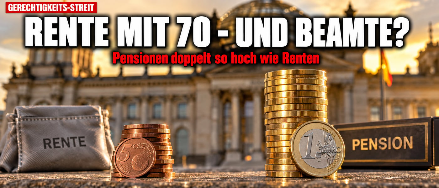 Rente mit 70: Und die Beamten? Die Gerechtigkeitsfrage bricht auf!