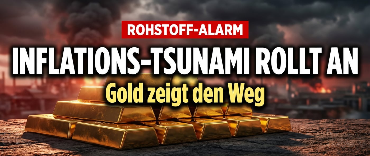 Rohstoff-Tsunami rollt an: Gold zeigt den Weg in die nächste Inflationswelle